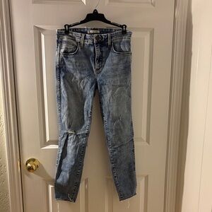 Whetherly Light Blue Straight Leg Jeans